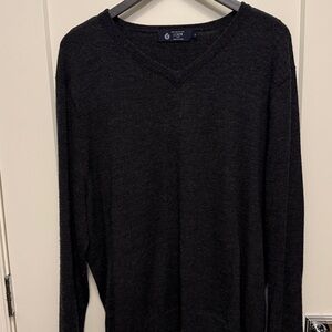 J. Crew Charcoal V-Neck Sweater